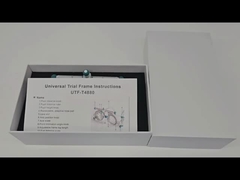 Montatura di prova universale oftalmica in titanio regolabile